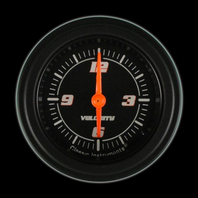 Picture of Velocity Black 2 1/8" Clock 