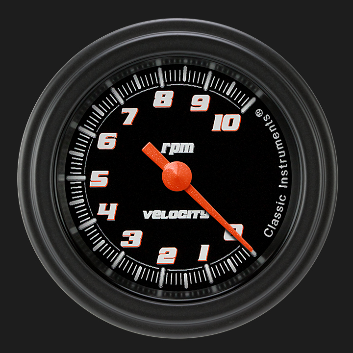 Picture of Velocity Black 2 1/8" Tachometer