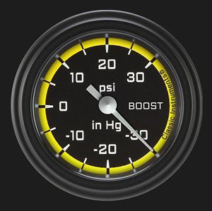 Picture of Autocross Yellow 2 1/8" Boost/Vac Gauge