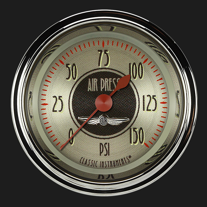 Picture of All American Nickel 2 1/8" Air Pressure Gauge