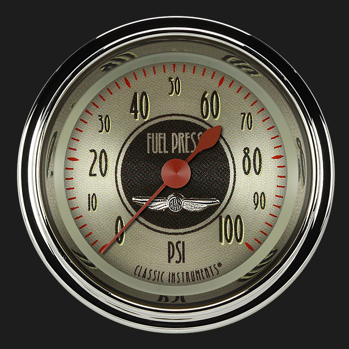 Picture of All American Nickel 2 1/8" Fuel Pressure Gauge, 100 psi