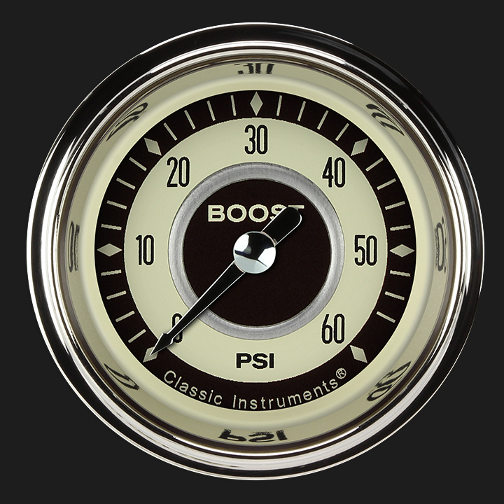 Picture of Nostalgia VT 2 1/8" Boost Gauge, 60 psi