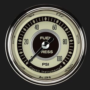 Picture of Nostalgia VT 2 1/8" Fuel Pressure Gauge, 100 psi