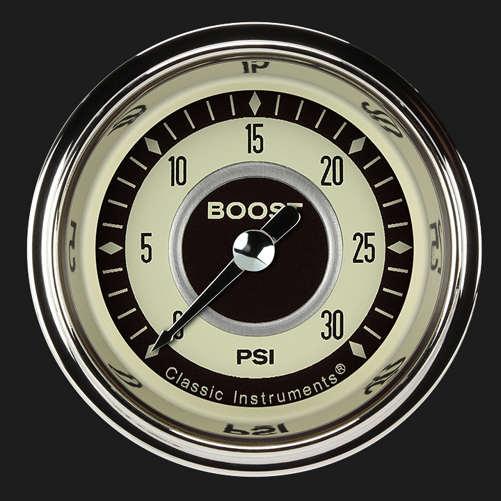Picture of Nostalgia VT 2 1/8" Boost Gauge, 30 psi