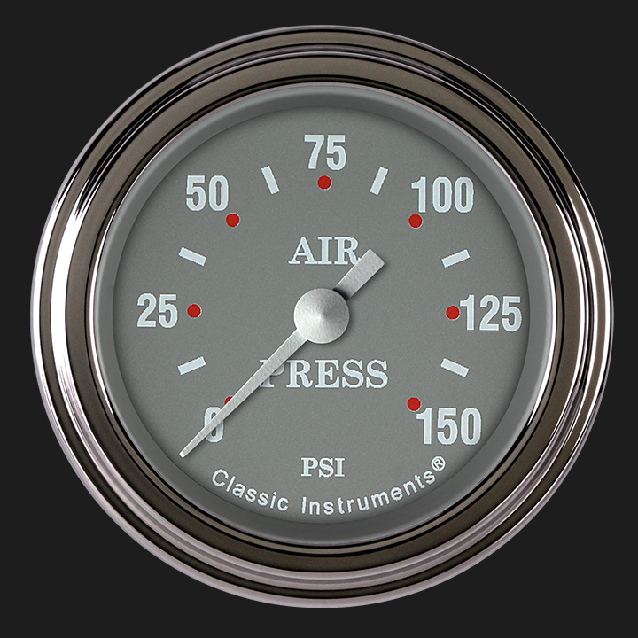 Picture of Silver Gray 2 1/8" Air Pressure Gauge