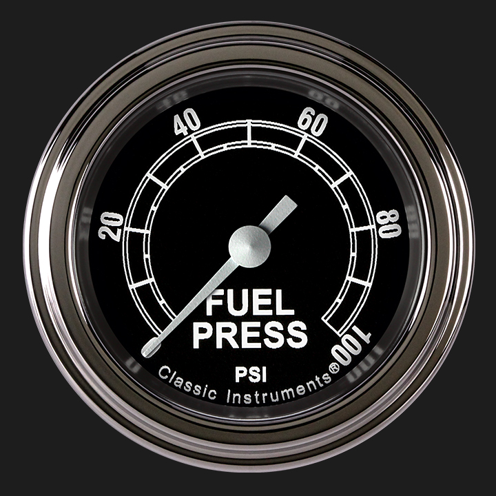 Picture of Traditional 2 1/8" Fuel Pressure Gauge, 100 psi