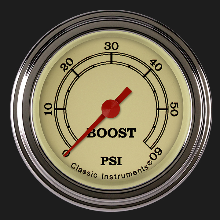 Picture of Vintage 2 1/8" Boost Gauge, 60 psi