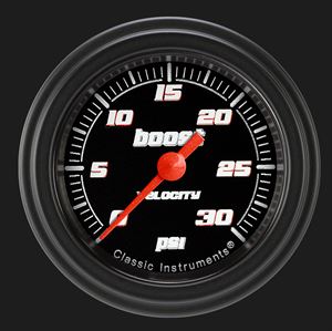 Picture of Velocity Black 2 1/8" Boost Gauge, 30 psi