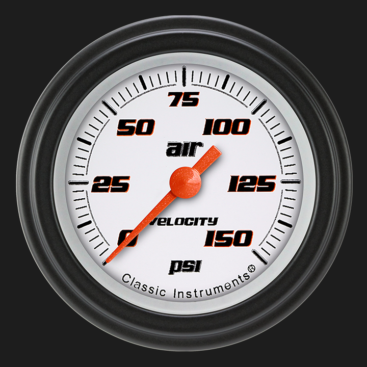 Picture of Velocity White 2 1/8" Air Pressure Gauge