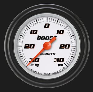 Picture of Velocity White 2 1/8" Boost/Vac Gauge