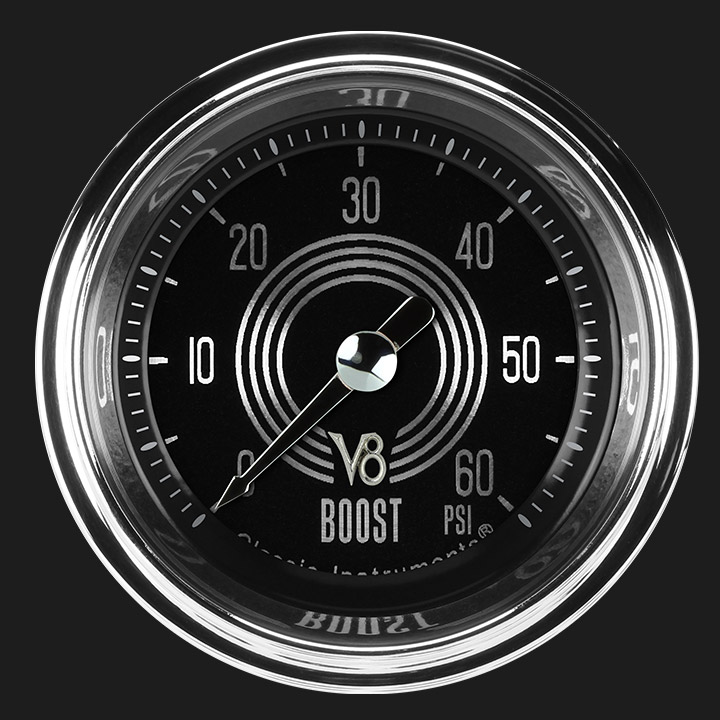 Picture of V8 Speedster 2 1/8" Boost Gauge, 60 psi