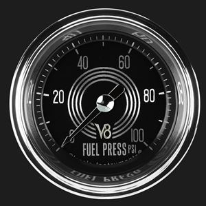 Picture of V8 Speedster 2 1/8" Fuel Pressure Gauge, 100 psi