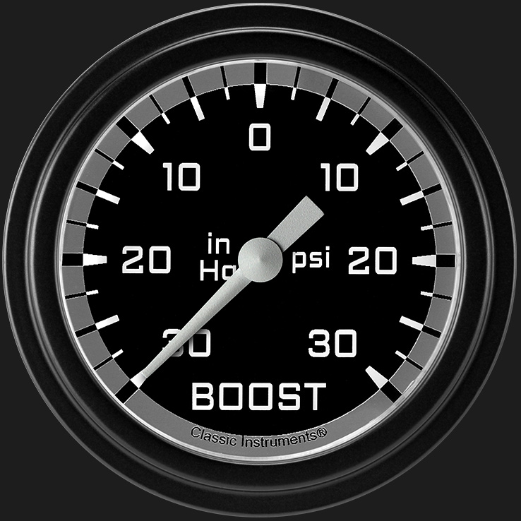 Picture of Autocross Gray 2 5/8" Boost/Vac Gauge