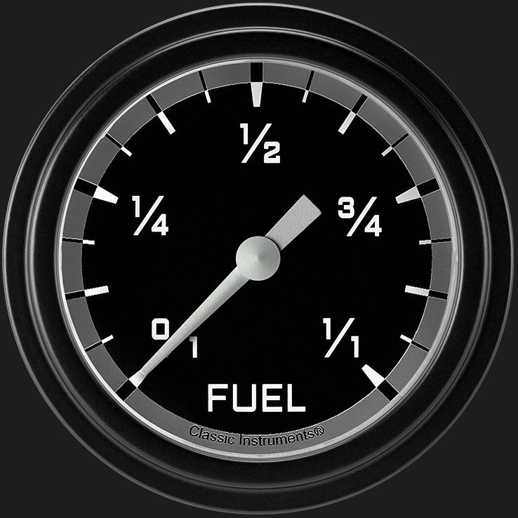 Picture of Autocross Gray 2 5/8" Fuel Gauge