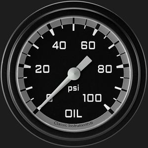 Picture of Autocross Gray 2 5/8" Oil Pressure Gauge