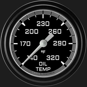 Picture of Autocross Gray 2 5/8" Oil Temperature Gauge