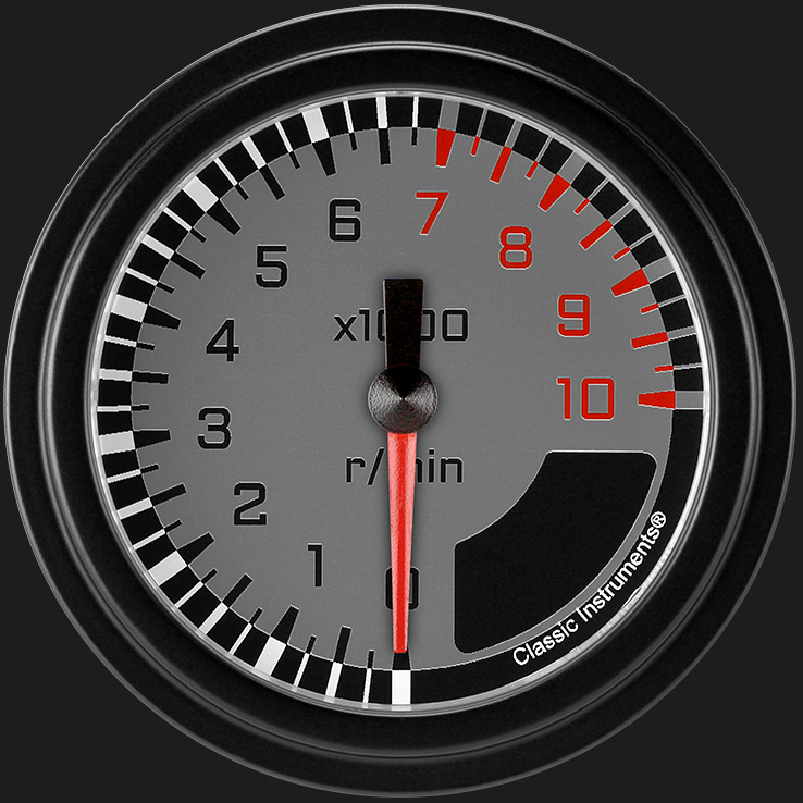 Picture of AutoCross Gray 2 5/8" Tachometer