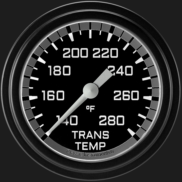 Picture of Autocross Gray 2 5/8" Transmission Temperature Gauge