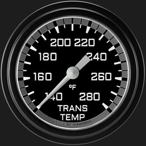 Picture of Autocross Gray 2 5/8" Transmission Temperature Gauge