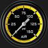 Picture of Autocross Yellow 2 5/8" Air Pressure Gauge