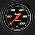 Picture of Velocity Black 2 5/8" Fuel Pressure Gauge, 100 psi