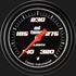 Picture of Velocity Black 2 5/8" Oil Temperature Gauge
