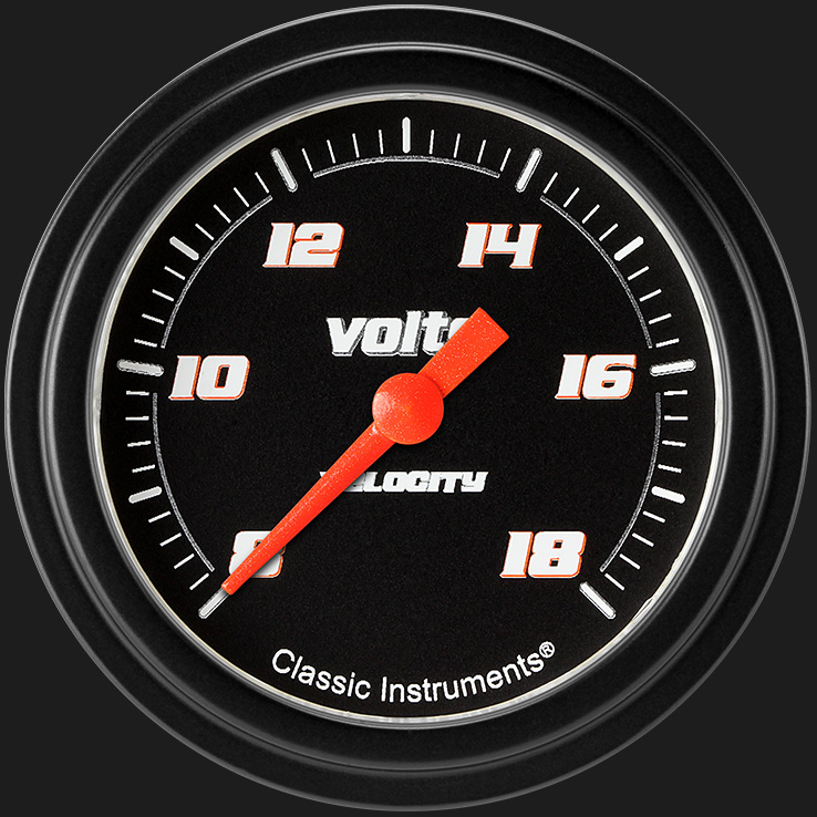 Picture of Velocity Black2 5/8" Voltage Gauge