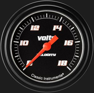 Picture of Velocity Black2 5/8" Voltage Gauge