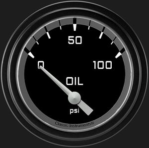 Picture of Autocross Gray 2 5/8" Oil Pressure Gauge