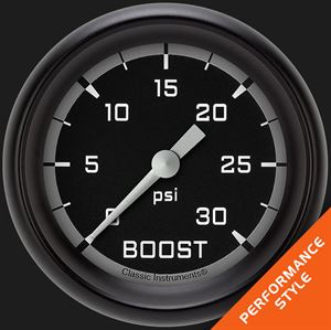 Picture of Autocross Gray 2 5/8" Boost Gauge, 30 psi
