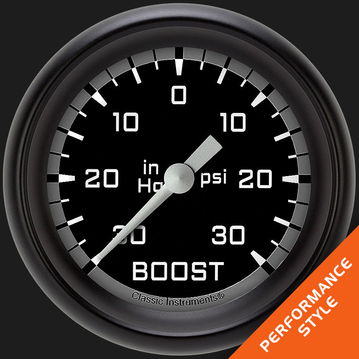 Picture of Autocross Gray 2 5/8" Boost/Vac Gauge