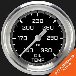 Picture of Autocross Gray 2 5/8" Oil Temperature Gauge