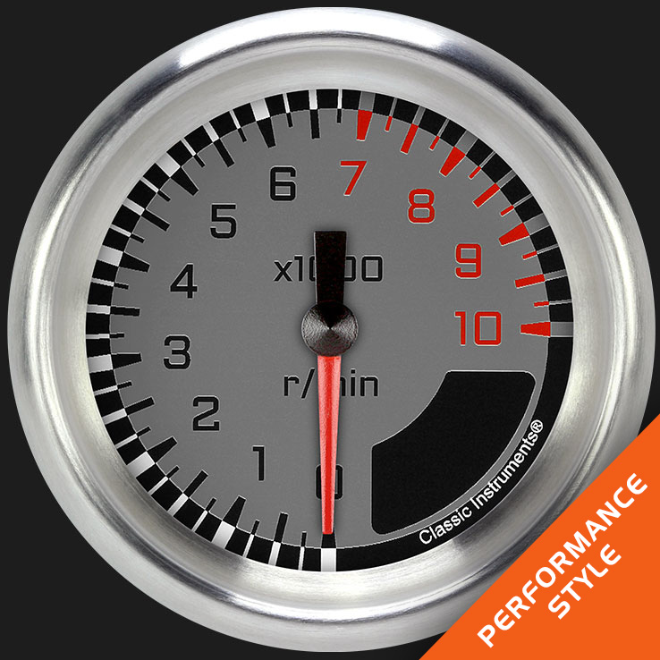 Picture of AutoCross Gray 2 5/8" Tachometer