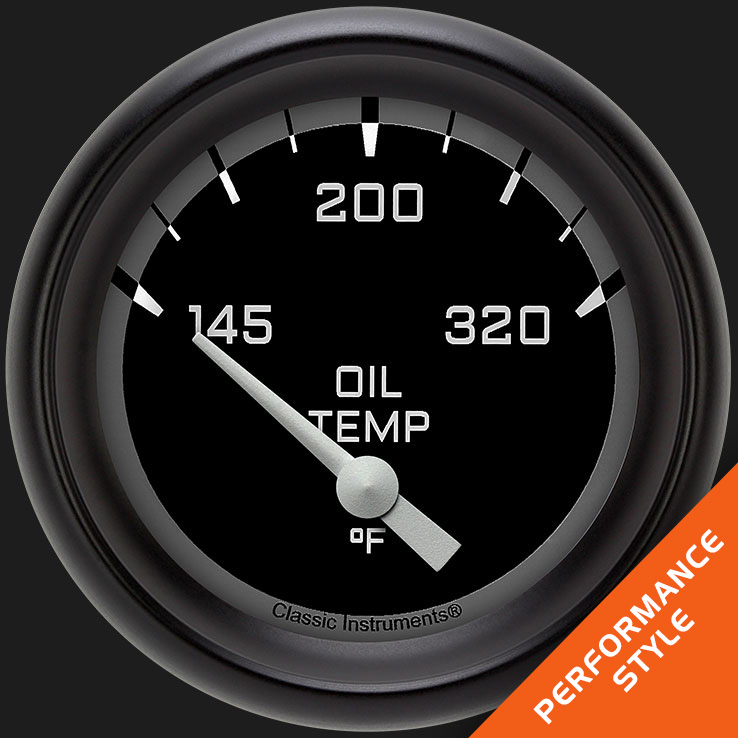 Picture of Autocross Gray 2 5/8" Oil Temperature Gauge