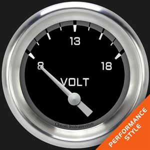 Picture of Autocross Gray 2 5/8" Volt Gauge