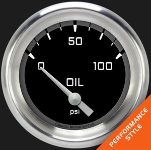 Picture of Autocross Gray 2 5/8" Oil Pressure Gauge