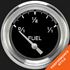 Picture of Autocross Gray 2 5/8" Fuel Gauge, 0-90 ohm