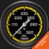 Picture of Autocross Yellow 2 5/8" Oil Temperature Gauge
