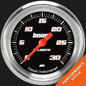 Picture of Velocity Black 2 5/8" Boost Gauge, 30 psi