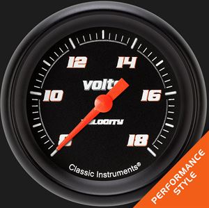 Picture of Velocity Black2 5/8" Voltage Gauge