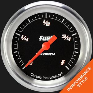 Picture of Velocity Black 2 5/8" Fuel Gauge