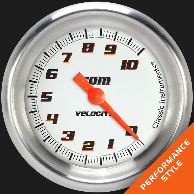 Picture of Velocity White 2 5/8" Tachometer