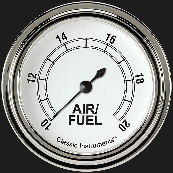 Picture of Classic White 2 5/8" Air Fuel Ratio Gauge
