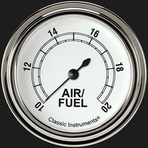 Picture of Classic White 2 5/8" Air Fuel Ratio Gauge