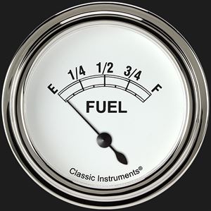 Picture of Classic White 2 5/8" Fuel Gauge