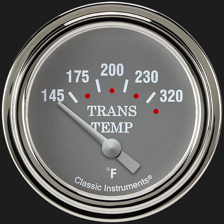 Picture of Silver Gray 2 5/8" Transmission Temperature Gauge