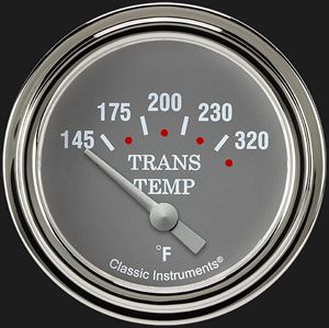 Picture of Silver Gray 2 5/8" Transmission Temperature Gauge