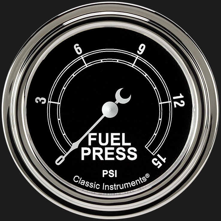 Picture of Traditional 2 5/8" Fuel Pressure Gauge, 15 psi