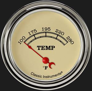 Picture of Vintage 2 5/8" Water Temp Gauge