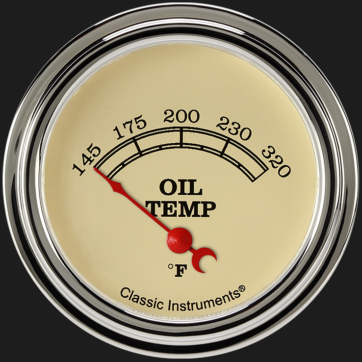Picture of Vintage 2 5/8" Oil Temperature Gauge
